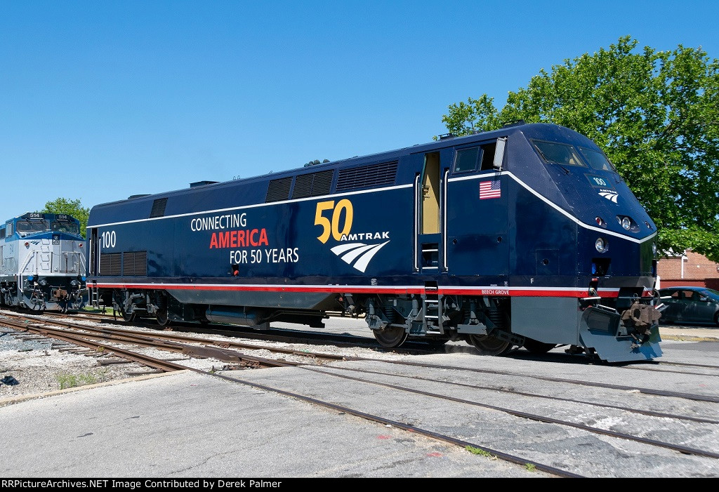 Amtrak Midnight Blue at B&O